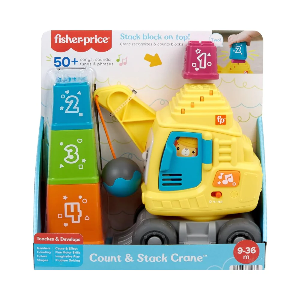 FP Count & Stack Crane By Mattel