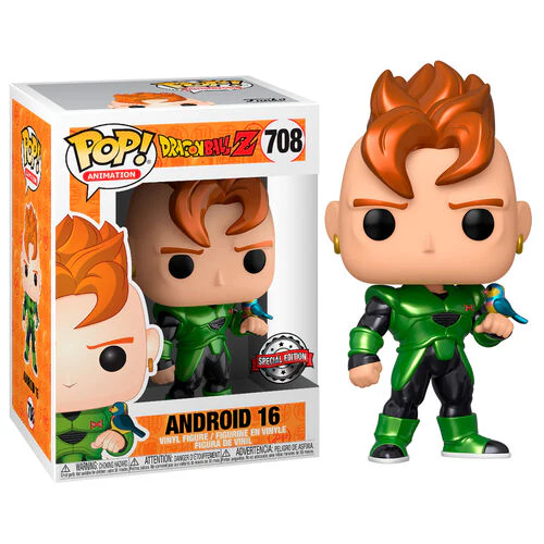Funko Exc : Dragon Ball Z - Android 16 (Metallic) #708 - Image 2