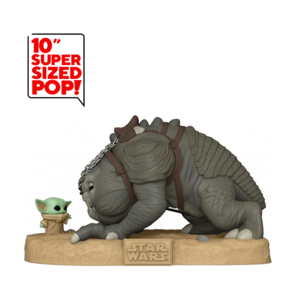 Funko 10" :  Star Wars - The Book of Boba Fett - Grogu with Rancor
