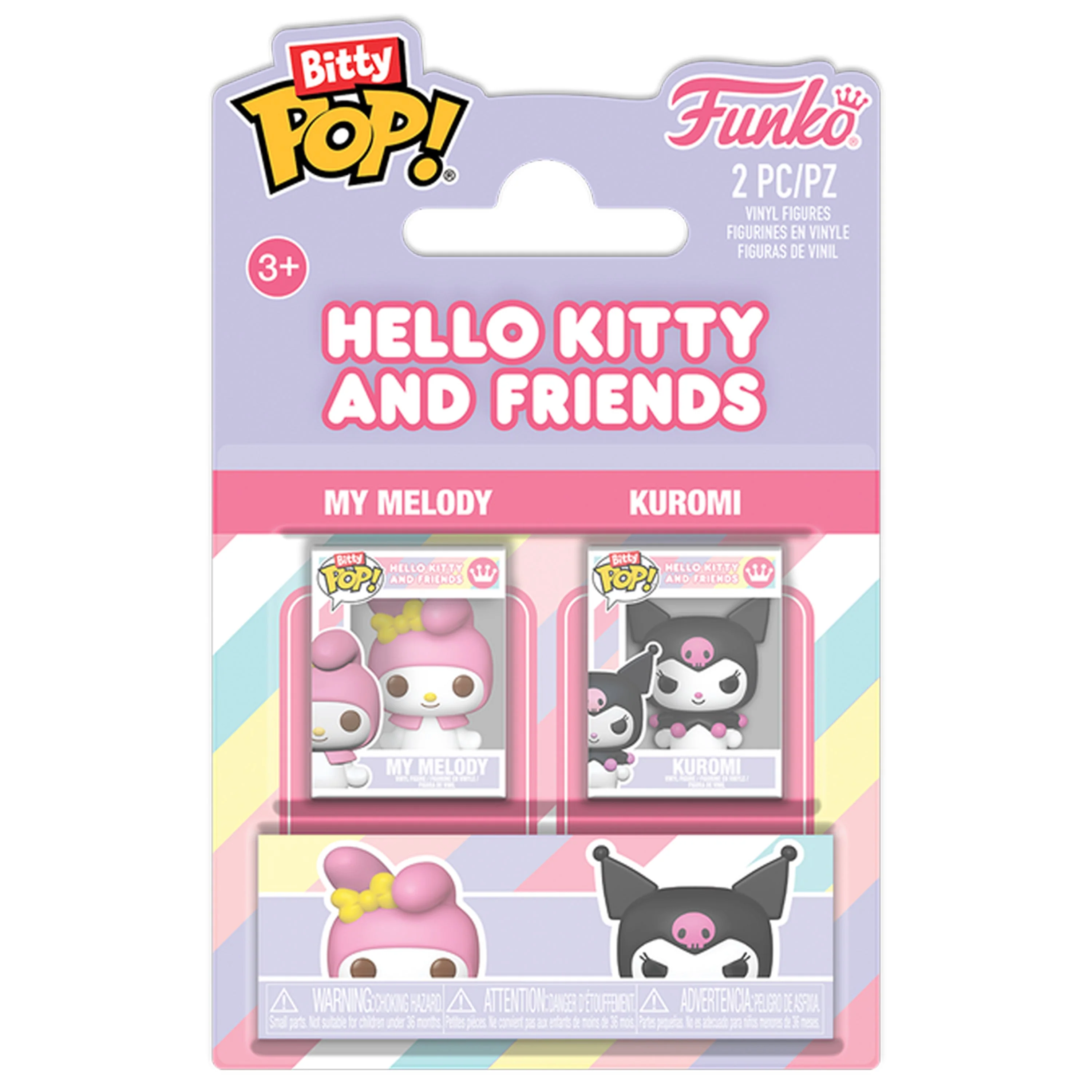 Funko Bitty Pop! Animation: Sanrio - My Melody and Kuromi 2pk
