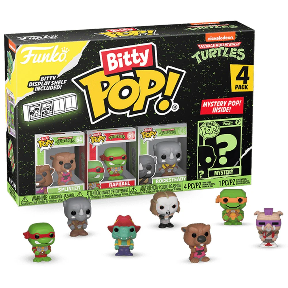 Funko Bitty Pop! Tv: Teenage Mutant Ninja Turtle - Splinter 4pk