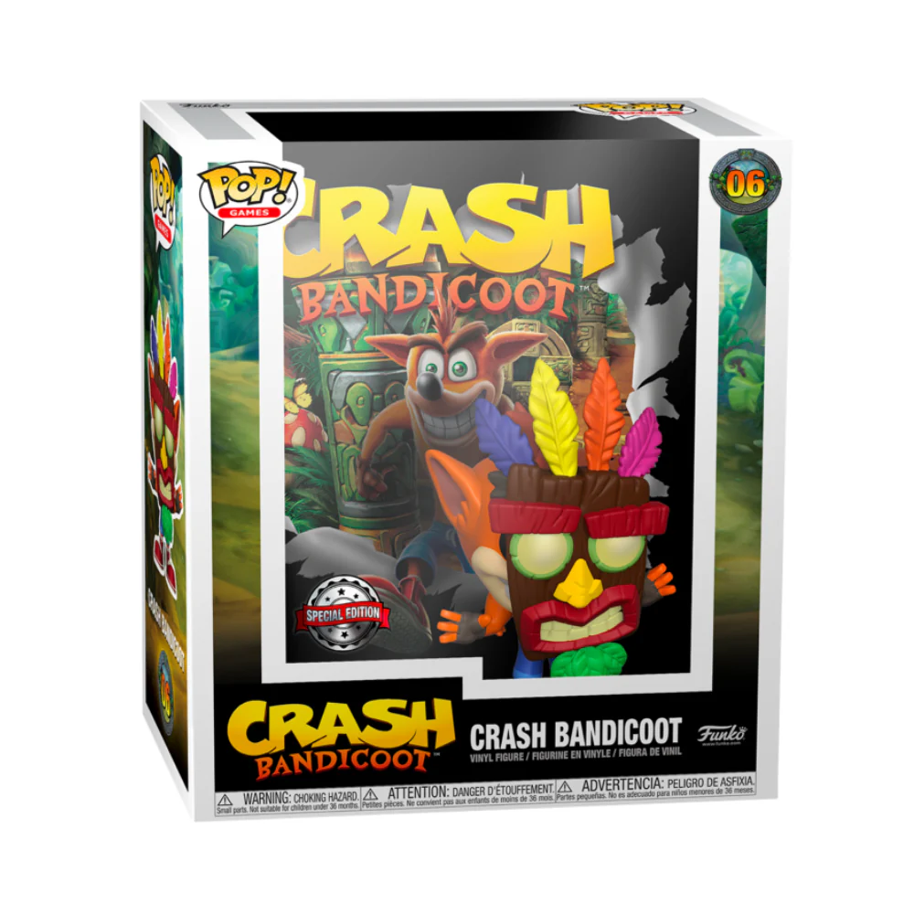 Funko Covers : Crash Bandicoot w/ Aku Mask - Image 2