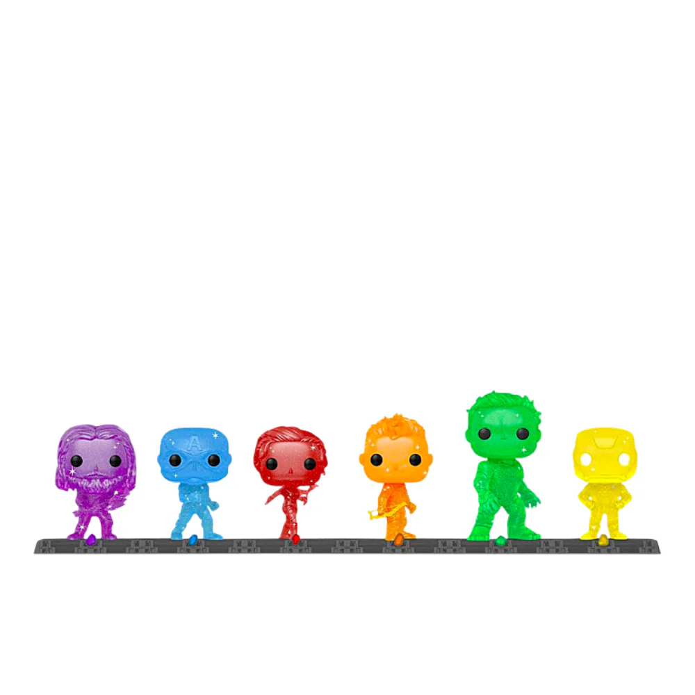 Funko Exc Art Series 6 Pack : Marvel - Infinity Saga - Avengers