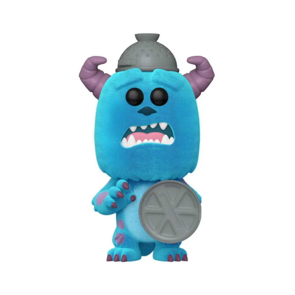 Funko Exc : Disney Monsters Inc 20th -  Sulley with Lid (FLOCKED)