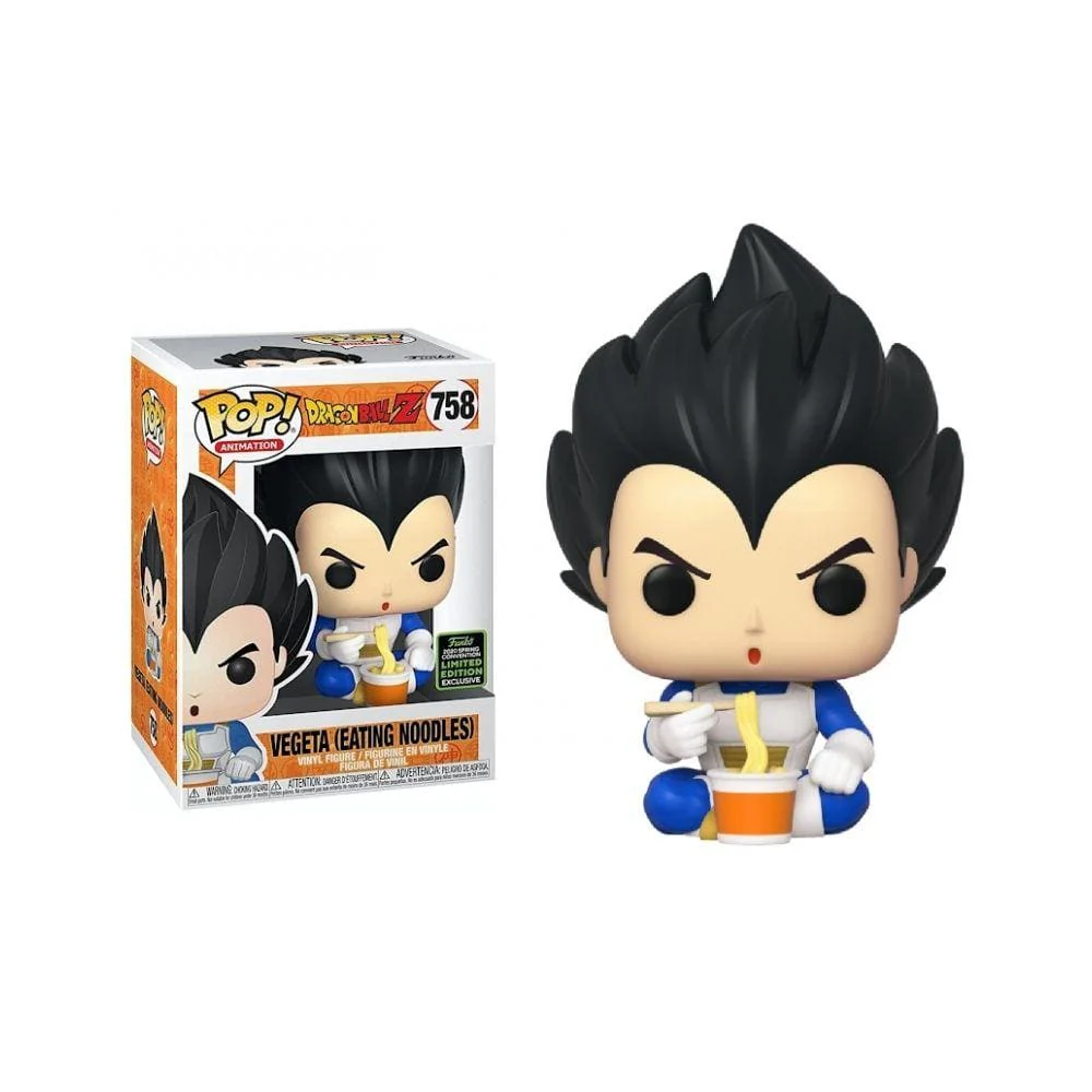 Funko Exc : Dragon Ball Z - Vegeta - Eating Noodles (758)