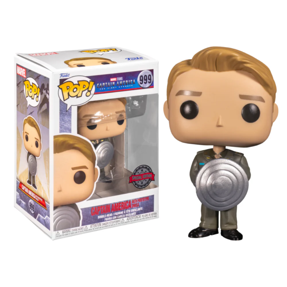 Funko Exc : Marvel - Captain America with Prototype Shield - Image 2