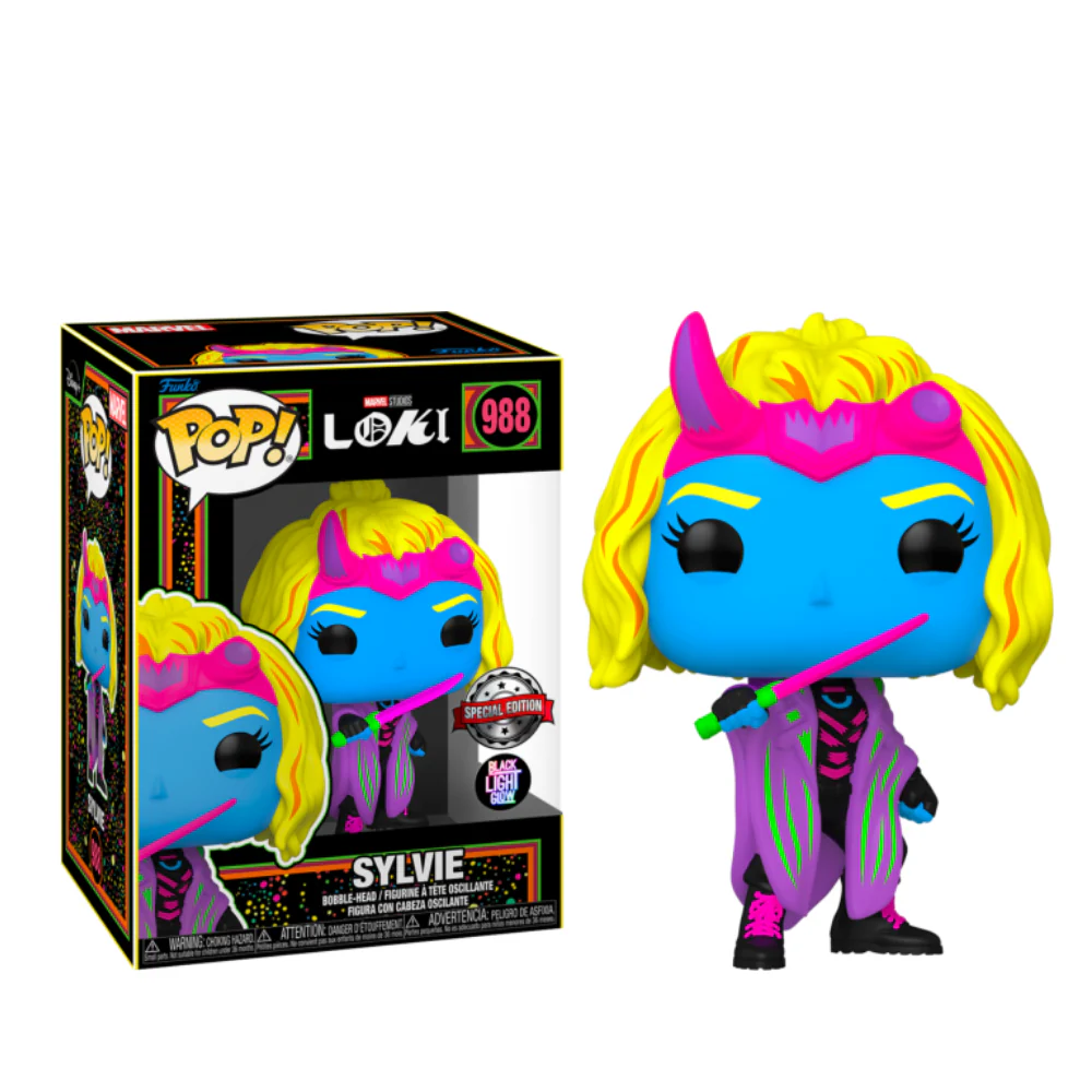 Funko Exc : Marvel - Slyvie (Blacklight) - Image 2
