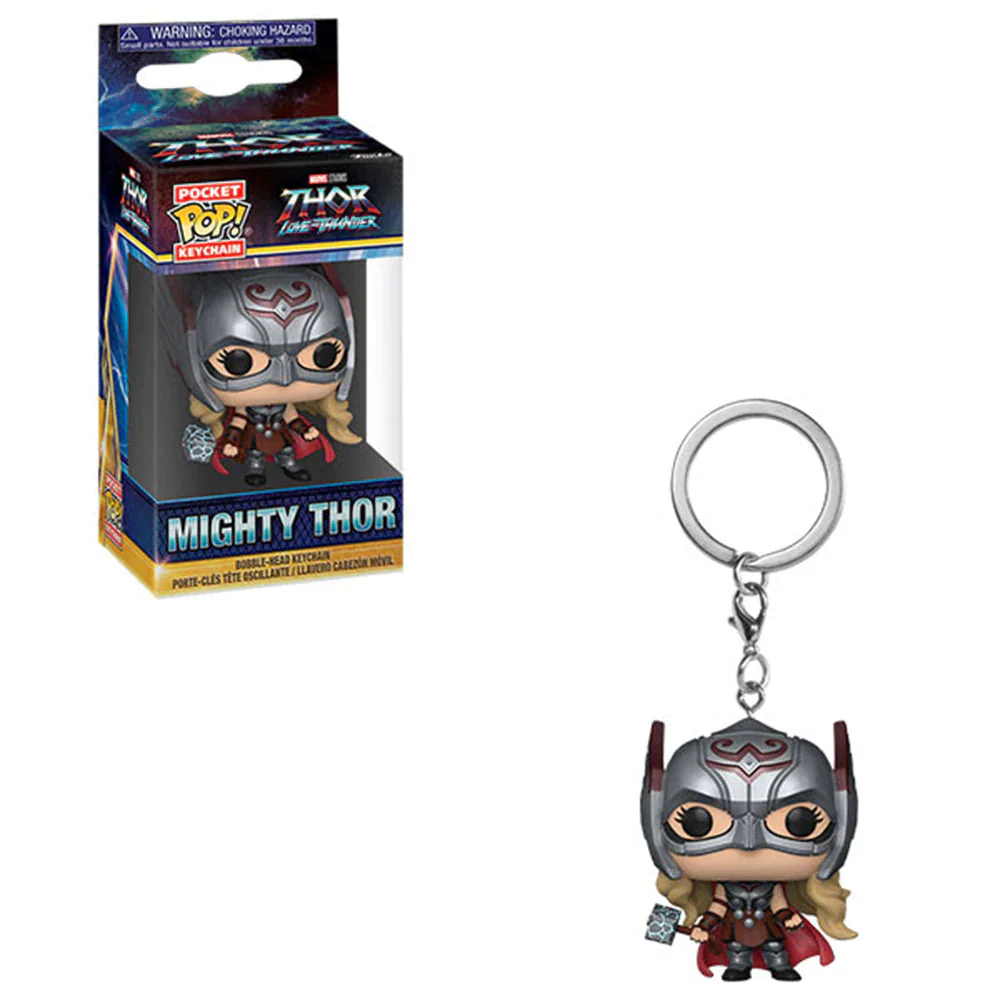 Funko Keychain : Marvel Thor Love & Thunder - Mighty Thor - Image 2