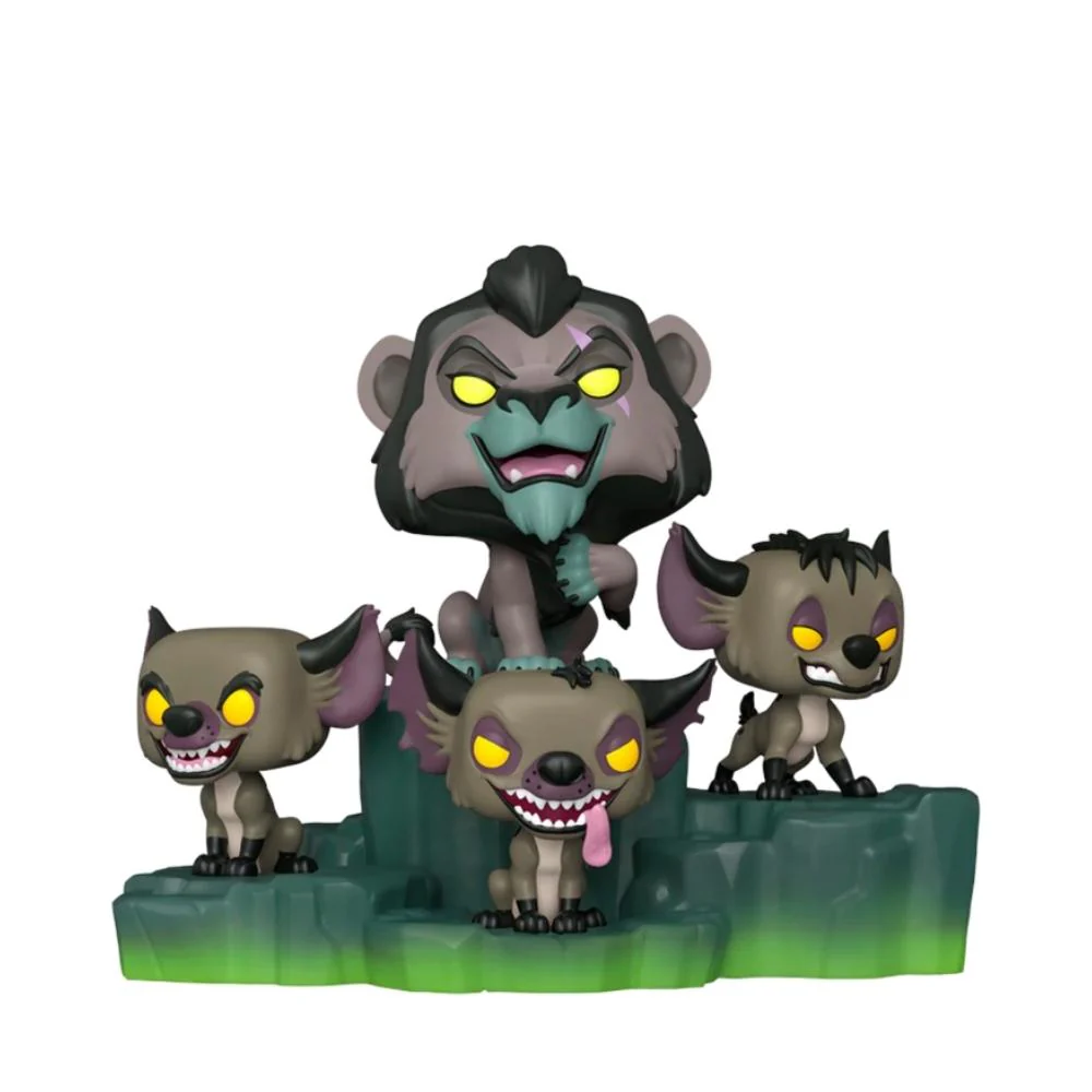 Funko Movie Moment Exc : Disney Villains Assemble - Scar with Hyenas