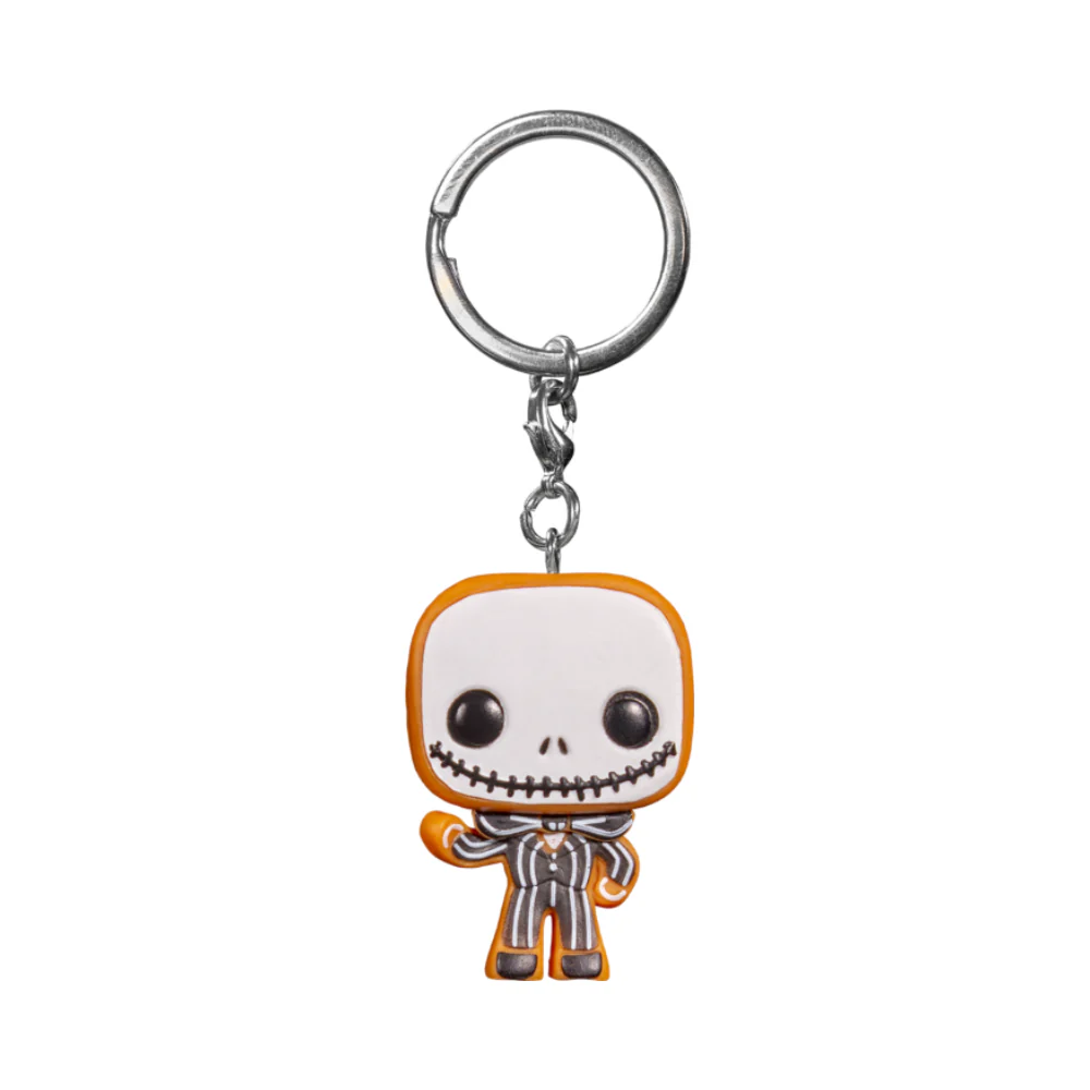 Funko Keychain : The Nightmare Before Chrismas - Jack Skellington (Ginger Bread)