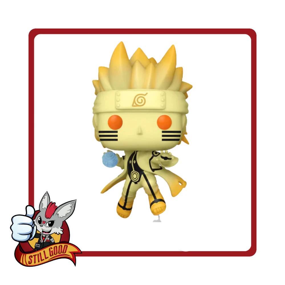 Funko Pop! Animation: Naruto - Naruto (Kurama Link Mode) w/Chase (Exc) [DAMAGE BOX]