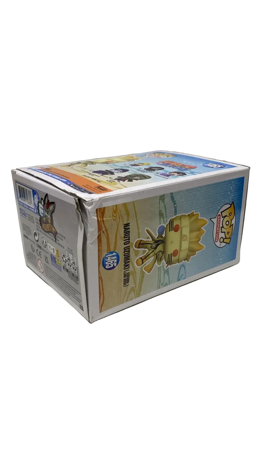 Funko Pop! Animation: Naruto - Naruto (Kurama Link Mode) w/Chase (Exc) [DAMAGE BOX] - Image 2