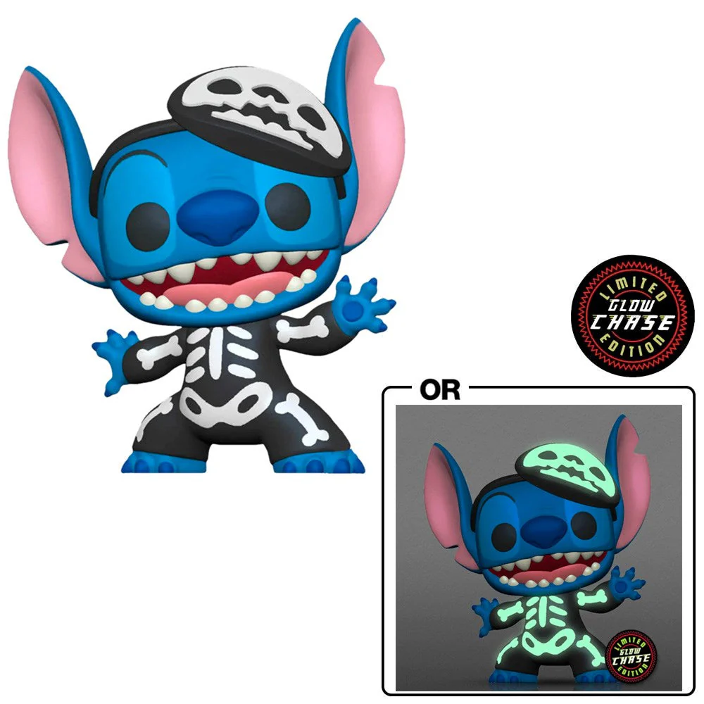 Funko Exc : Disney: Lilo & Stitch - Skeleton Stitch (Chance of Chase) - Image 2
