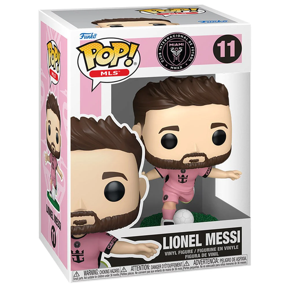 Funko Pop Football Inter Miami - Lionel Messi (Pink Uniform) - Image 2