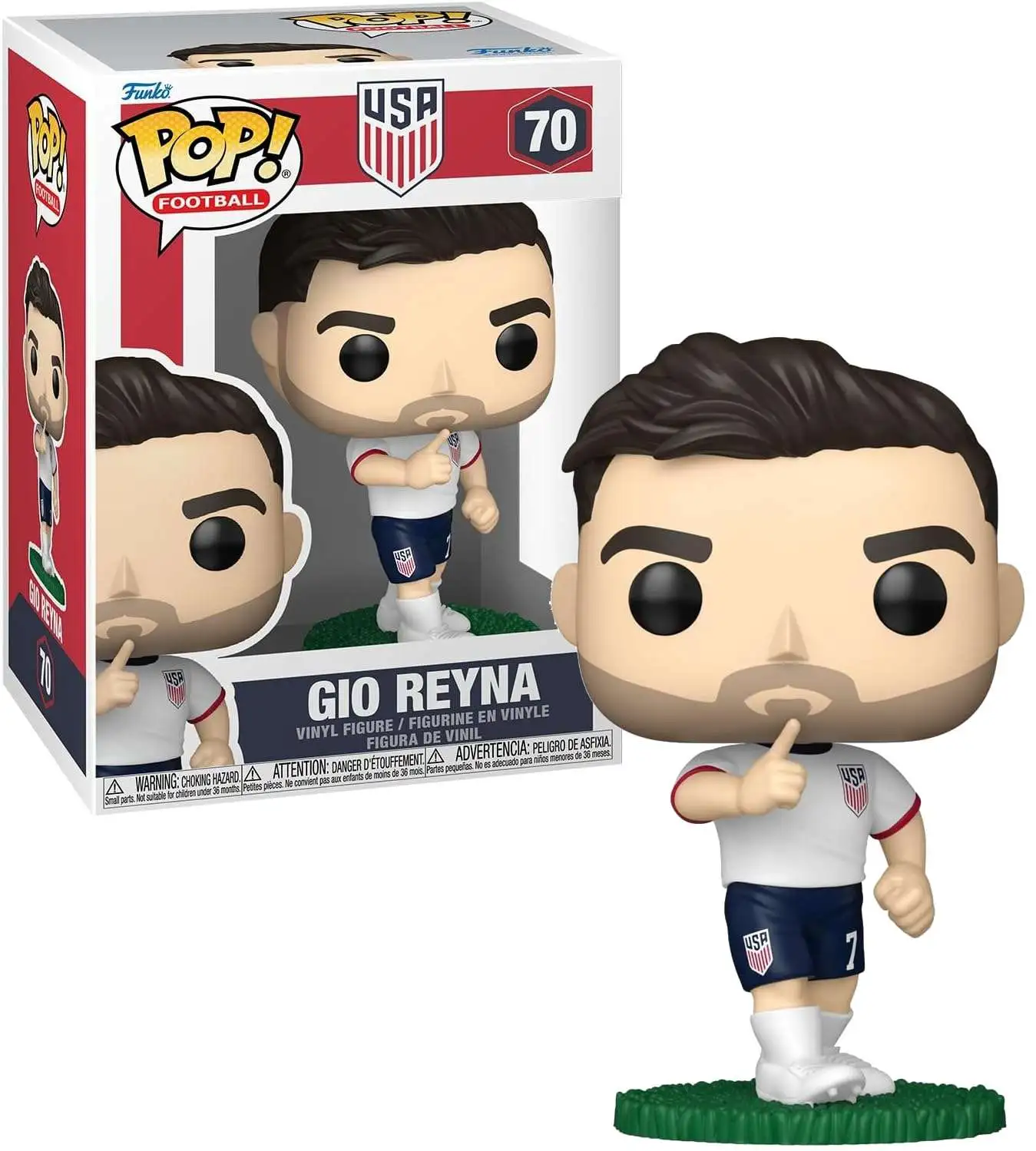 Funko Pop Football: USA - Giovani Reyna - Image 2