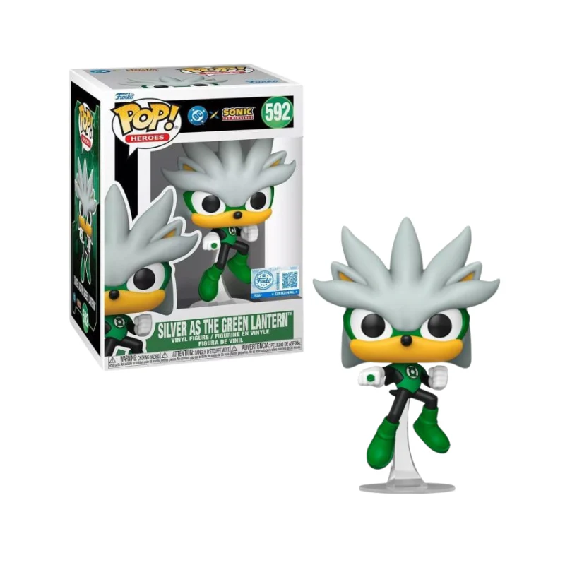 Funko Pop Heroes: Justice League x Sonic - Silver/Gl - Image 2