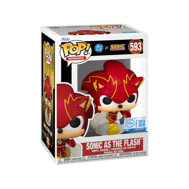 Funko Pop! Heroes: Justice League x Sonic - Sonic/Flash - Image 2
