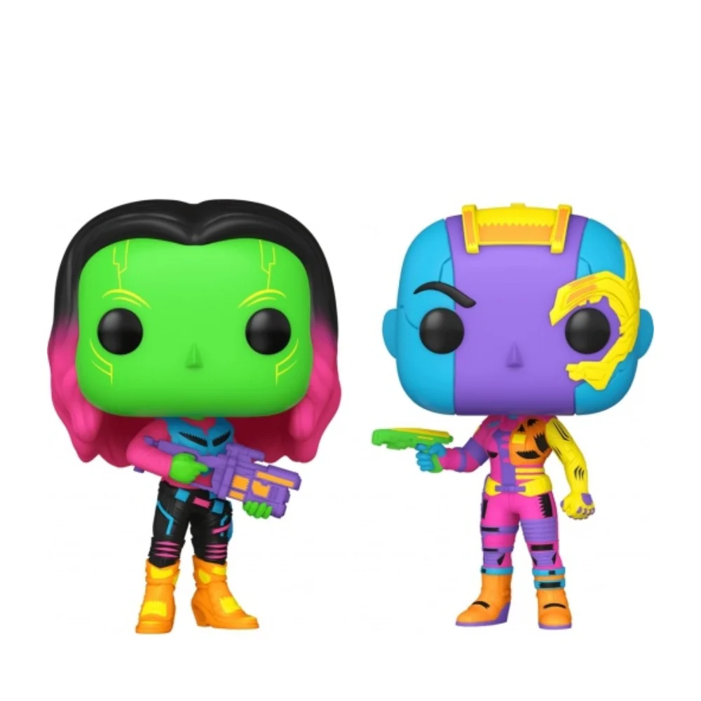 Funko 2 Pack : Marvel Guardian of the Galaxy - Gamora & Nebula (Black Light)