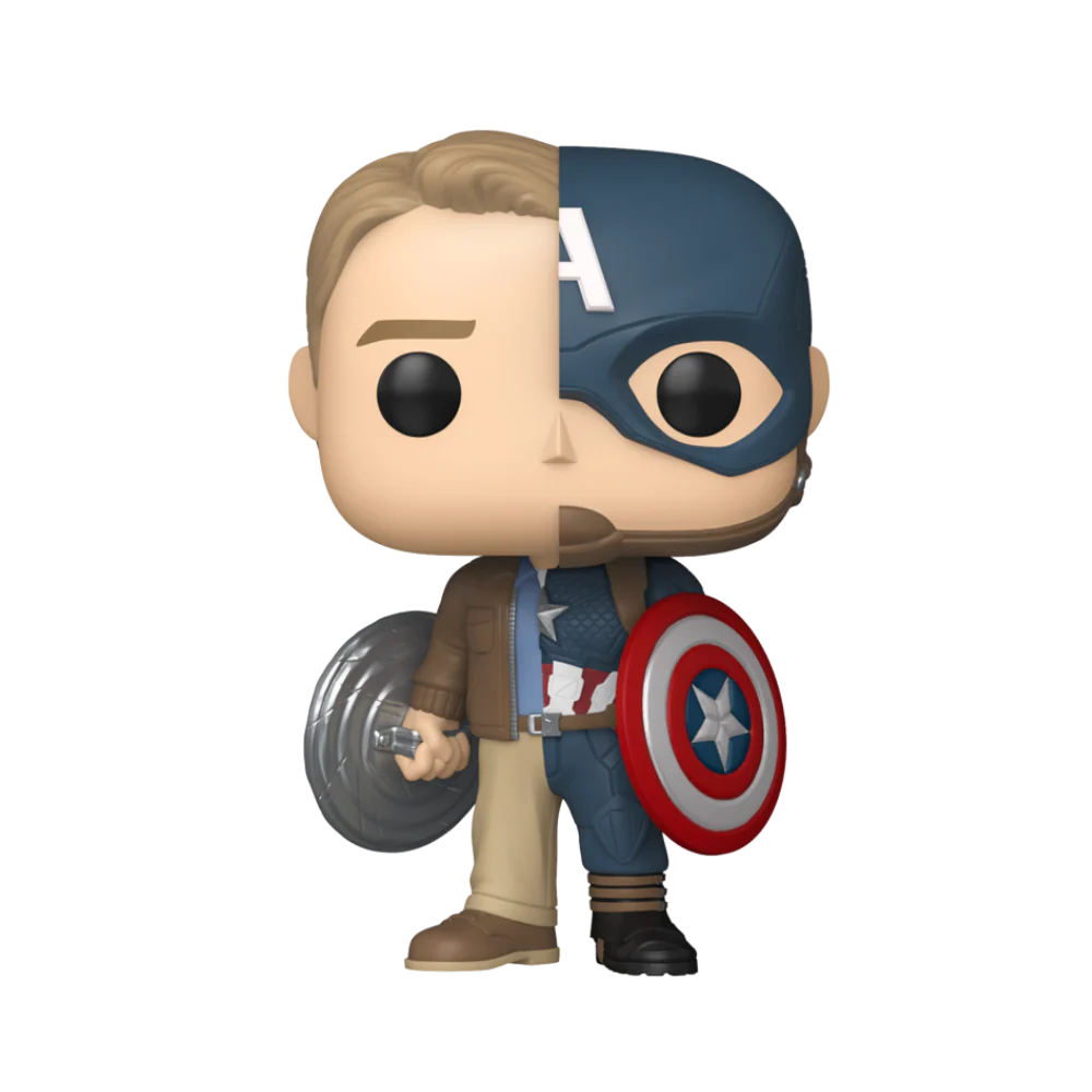 Funko Pop! Marvel: IS Split - Captain America / Steve (Exc)