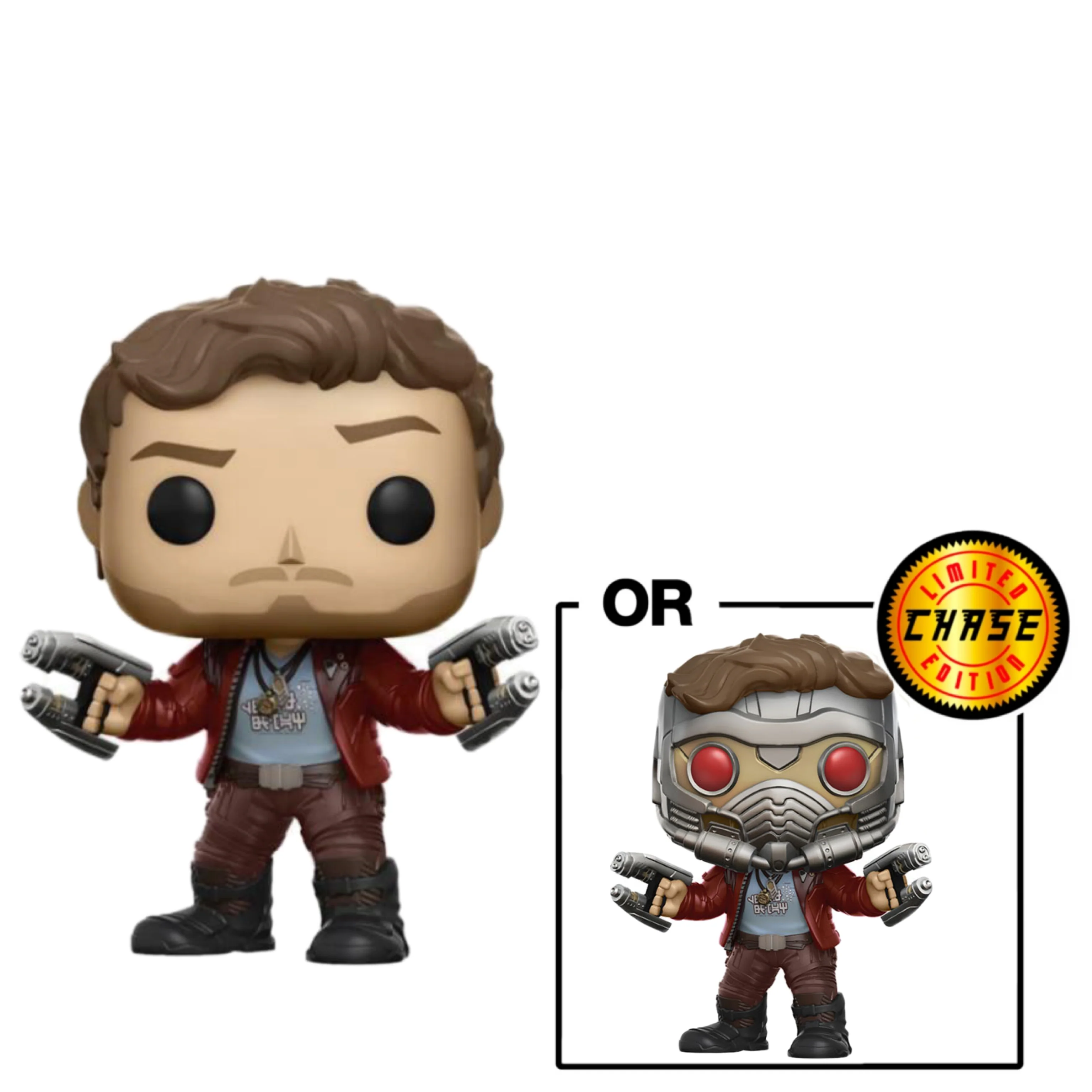 Funko Pop Reg  Movies: Guardians of the Galaxy 2 - Star-Lord w/ Chase