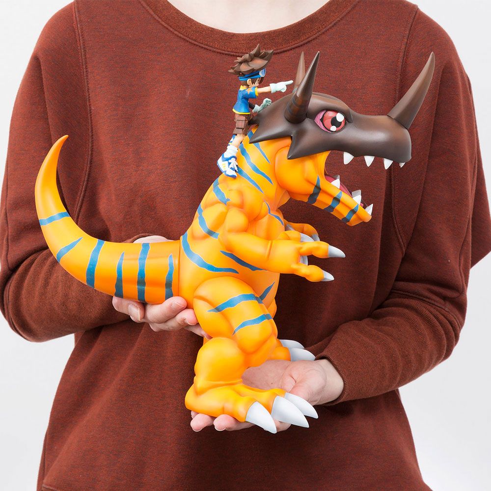 Digimon Adventure Greymon & Taichi Yagami G.E.M. PVC Figure by Megahouse - Image 2