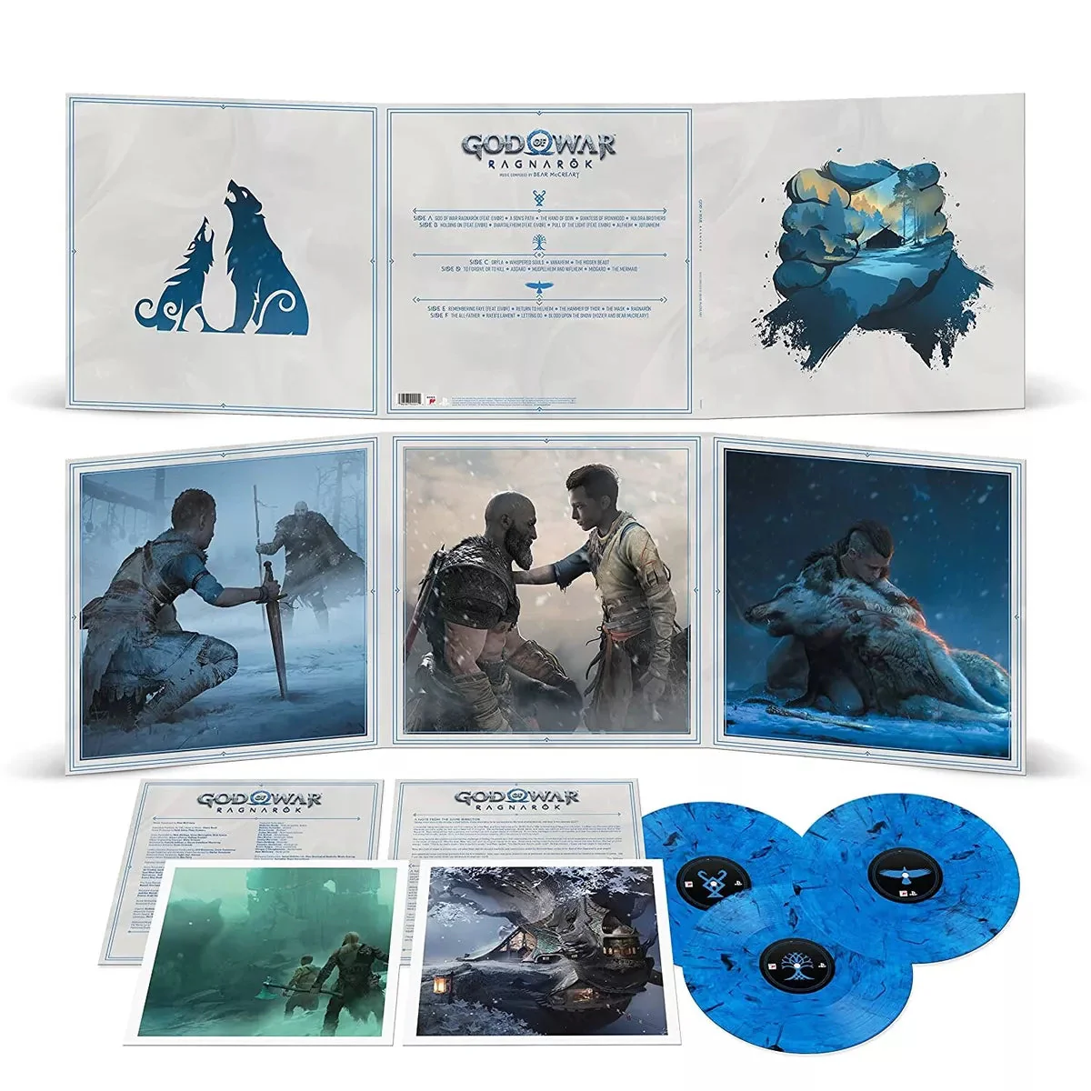 GOD OF WAR RAGNAROK OST ( 3LP / 150G / BLUE SMOKE VINYL ) - Image 2