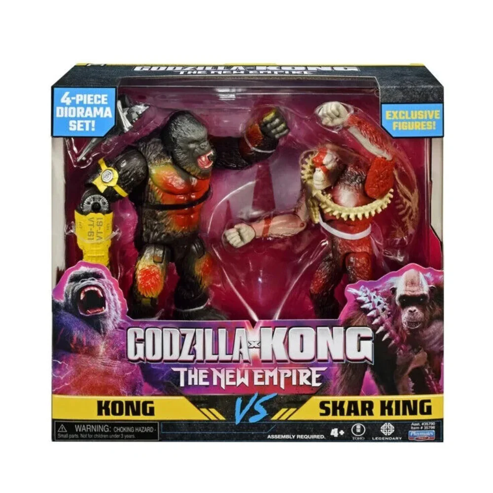 Godzilla x Kong Basic Fig. 6" 2-Pack - Kong vs Skar King