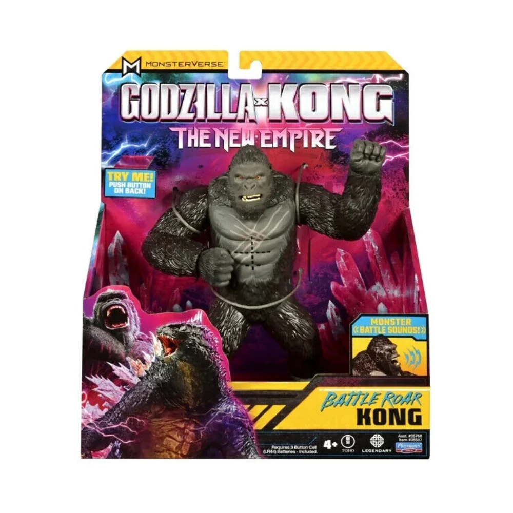 Godzilla x Kong Dlx Fig. 7" - Battle Roar Kong Sound
