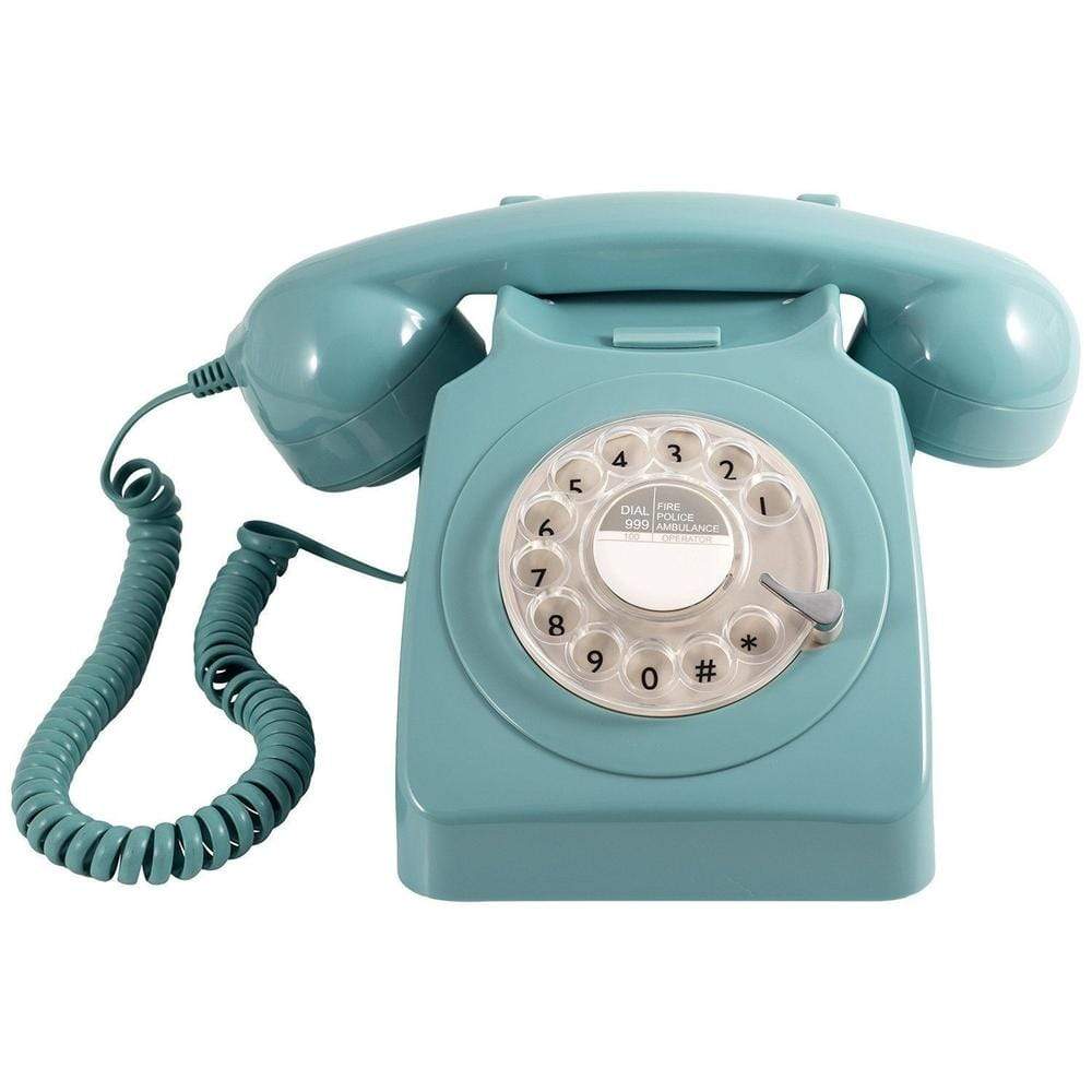 Gpo - Telephones - 746 Rotary Blue