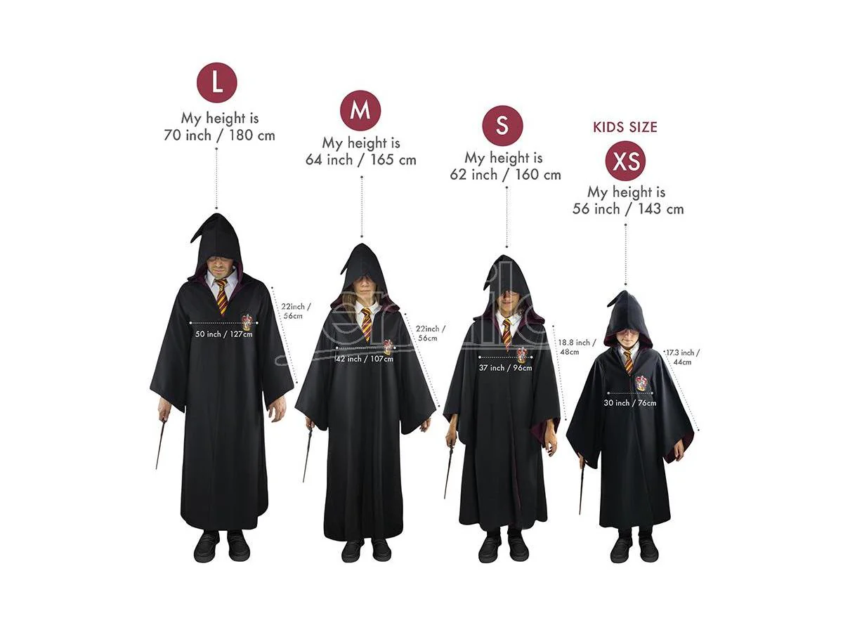 Harry Potter Gryffindor Kids Wizard Robe - Image 6