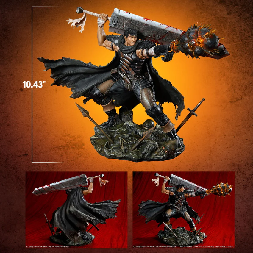 Berserk Guts (Black Swordsman Ver.) 1/7 Scale Figure By Medicos Entertainment - Image 3