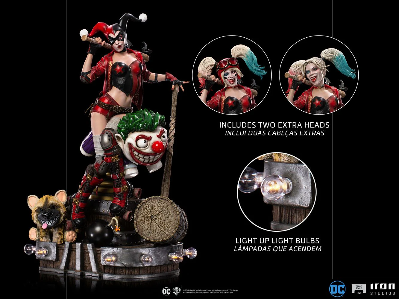 Harley Quinn DC Comics  1/3 Prime Scale Statue by Iron Studios - Image 4