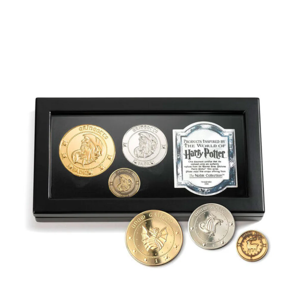 Harry Potter Gringotts Coin Collection by The Noble Collection