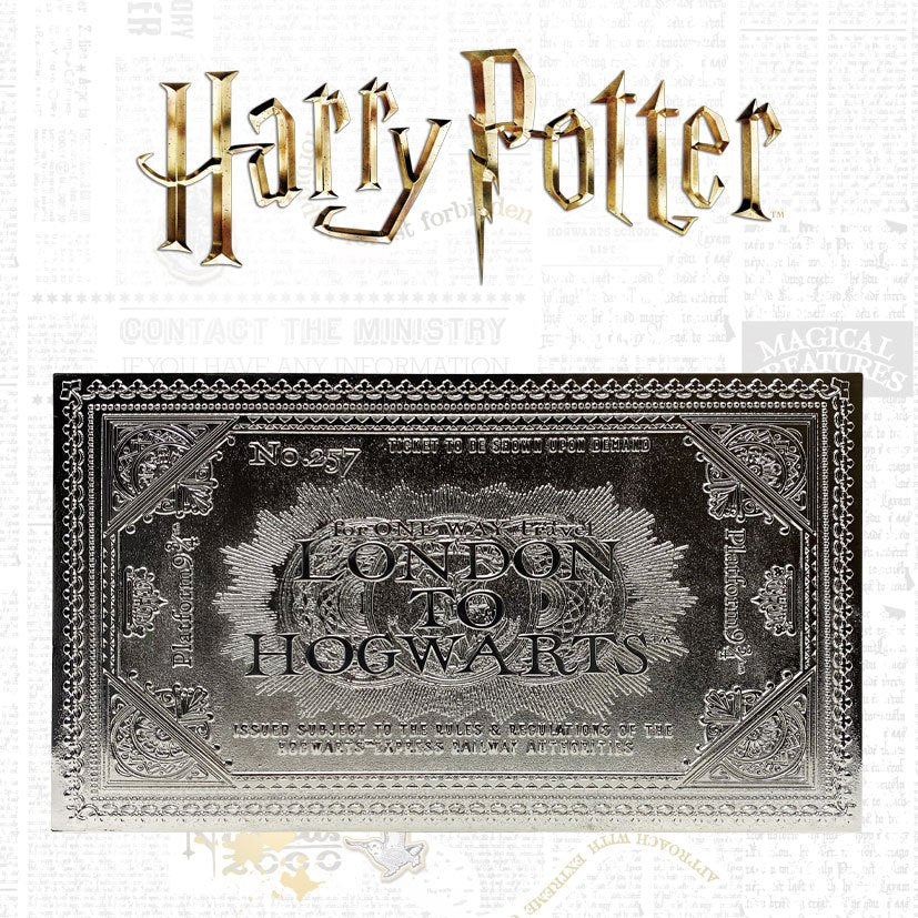 Harry Potter Silver plated Train Ticket - Image 2