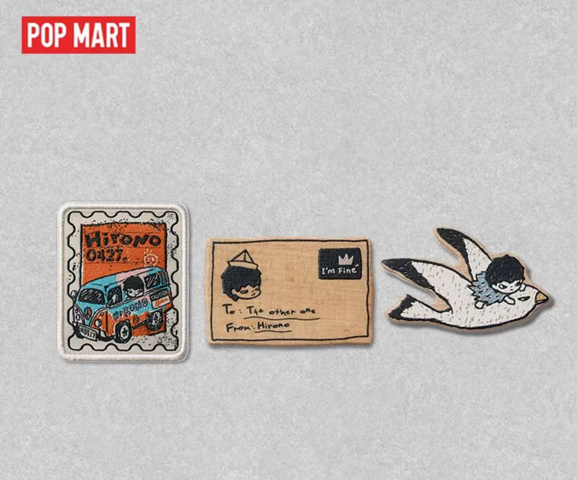 Hirono Living Wild The Wandering Highway Badge Set By Pop Mart - Image 2