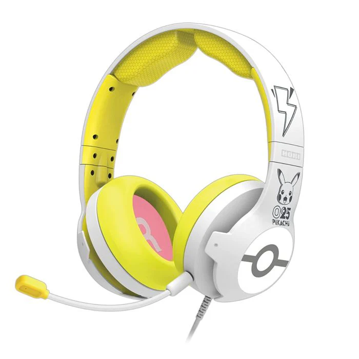 HORI Nintendo Gaming Headset (Pikachu POP) White & Yellow /S - Image 2