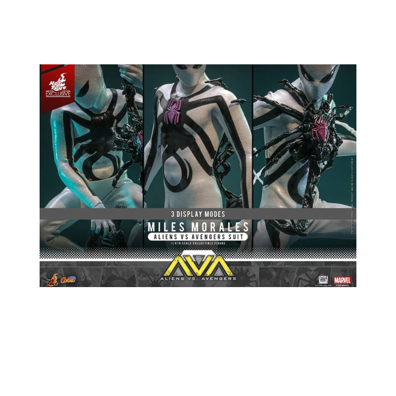 Marvel Miles Morales (Aliens Vs. Avengers Suit) 1/6 Scale Figures By Hot Toys - Image 12