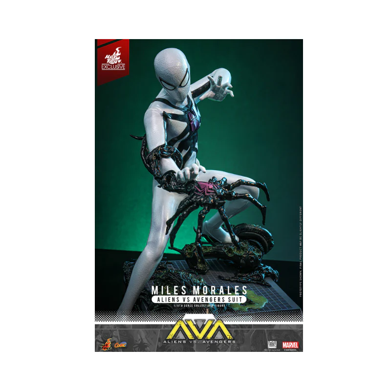 Marvel Miles Morales (Aliens Vs. Avengers Suit) 1/6 Scale Figures By Hot Toys - Image 4