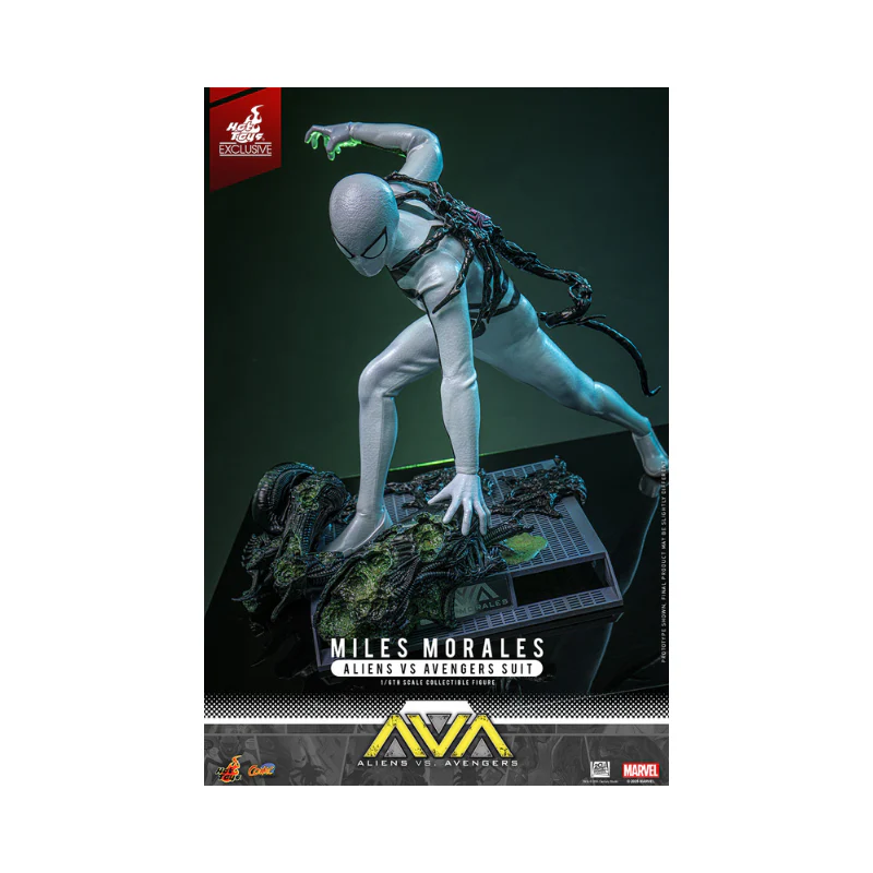 Marvel Miles Morales (Aliens Vs. Avengers Suit) 1/6 Scale Figures By Hot Toys - Image 5