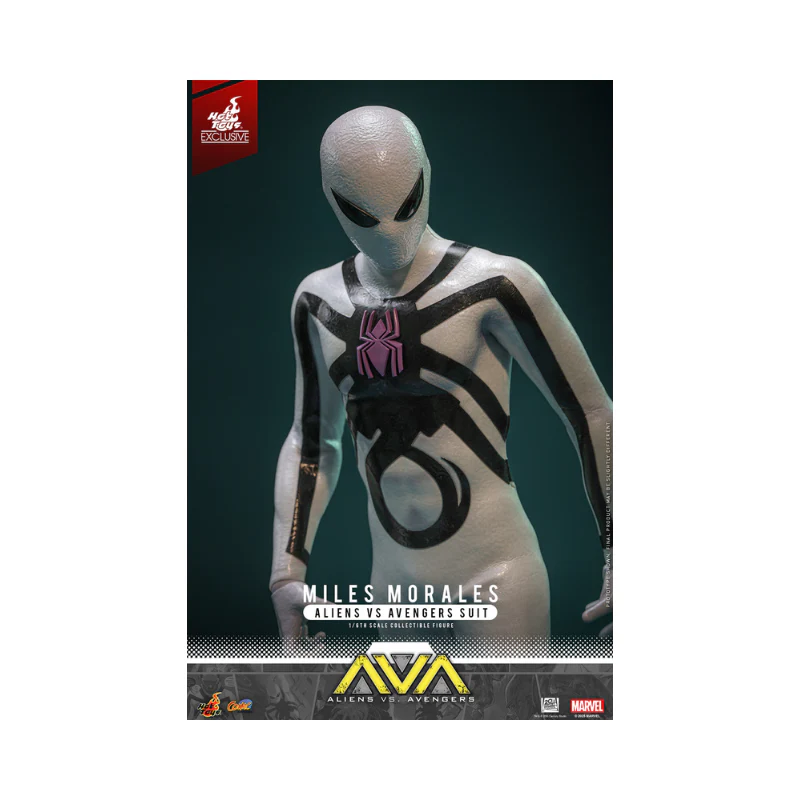 Marvel Miles Morales (Aliens Vs. Avengers Suit) 1/6 Scale Figures By Hot Toys - Image 6