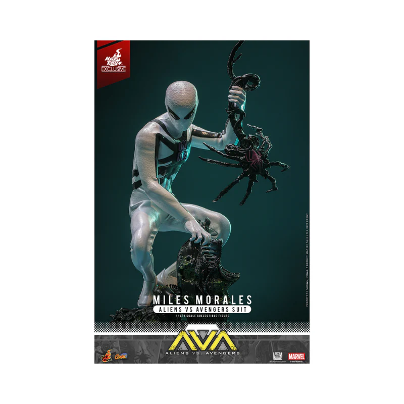 Marvel Miles Morales (Aliens Vs. Avengers Suit) 1/6 Scale Figures By Hot Toys - Image 8