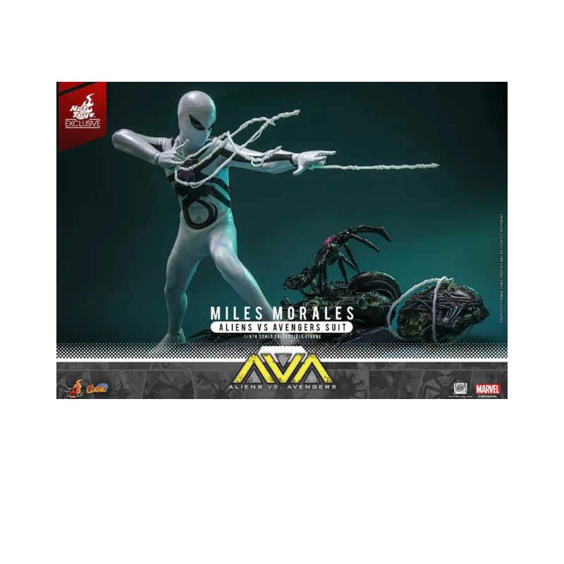 Marvel Miles Morales (Aliens Vs. Avengers Suit) 1/6 Scale Figures By Hot Toys - Image 9