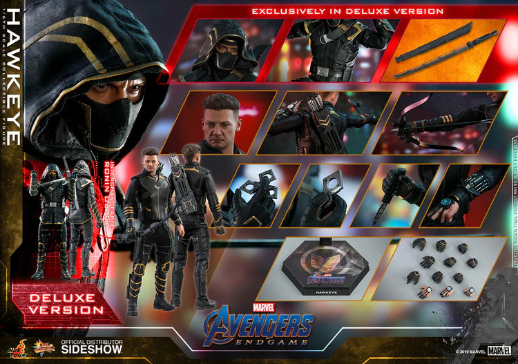 Marvel Avengers Endgame Hawkeye (Deluxe Versio 1/6 Scale Figures By Hot Toys - Image 17