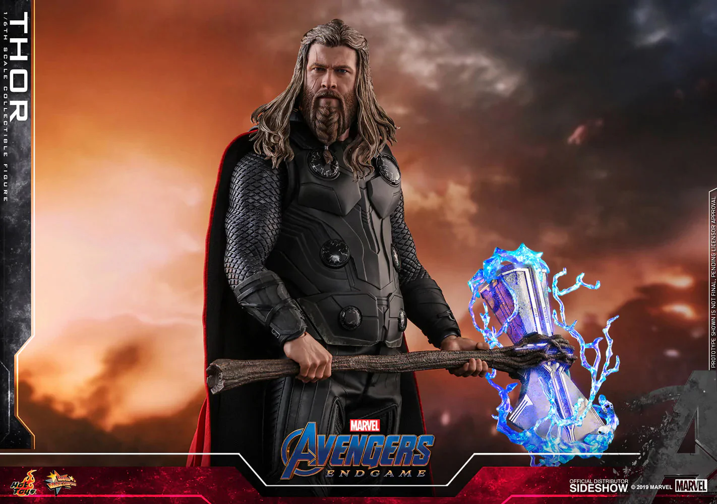 Avengers: Endgame - Movie Masterpiece Series Thor 1/6 Scale Figure by Hot Toys - Image 4