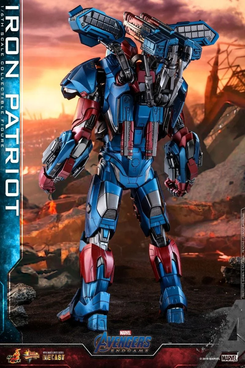 Avengers Endgame - Iron Patriot 1/6 Figure By Hot Toys - Image 4