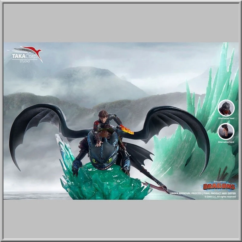 How to Train Your Dragon Hiccup & Toothless 1/6 Scale Limited Edition Statue - Image 2