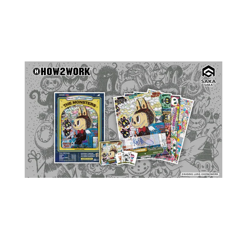 HOW2WORK x SAKA SAKA - Trading Cards by Kasing Lung Booster Packs (1 Random) - Image 2