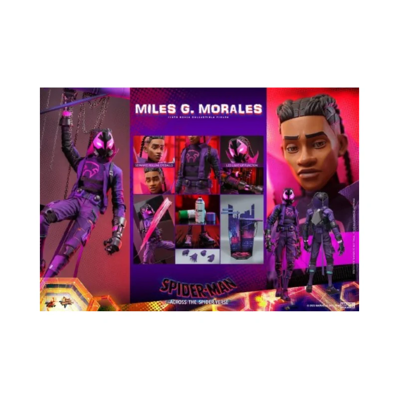 Marvel Miles G Morales Sixth Scale Figure By Hot Toys - Image 2