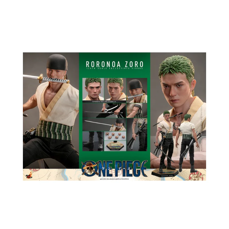 One Piece Roronoa Zoro Sixth Scale Figure 1/6 Scale Articulated Figures By Hot Toys - Image 2