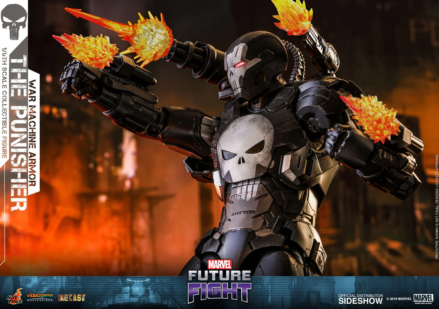 The Punisher War Machine Armor Action Figure By Hot Toys - Image 4
